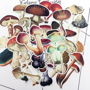 25 шт. ручной красочный рисунок наклейки в форме Грибов сухого клея Тетрадь планировщик для скрапбукинга, сделай сам, Бумага стикеры канцелярские принадлежности