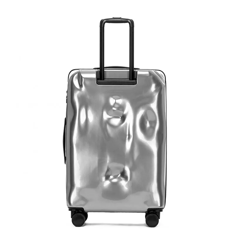 Ретро чемодан на колесиках с алюминиевой рамой дорожная сумка для женщин