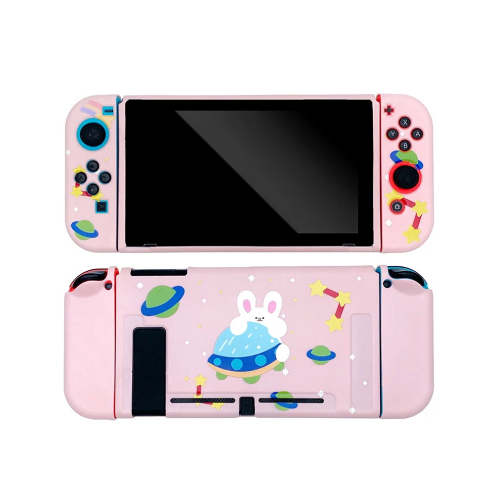 

UFO Rabbit Switch Protective Shell for Nintendo Switch Soft TPU Shell Cover NS Portable Game Console Switch Accessories