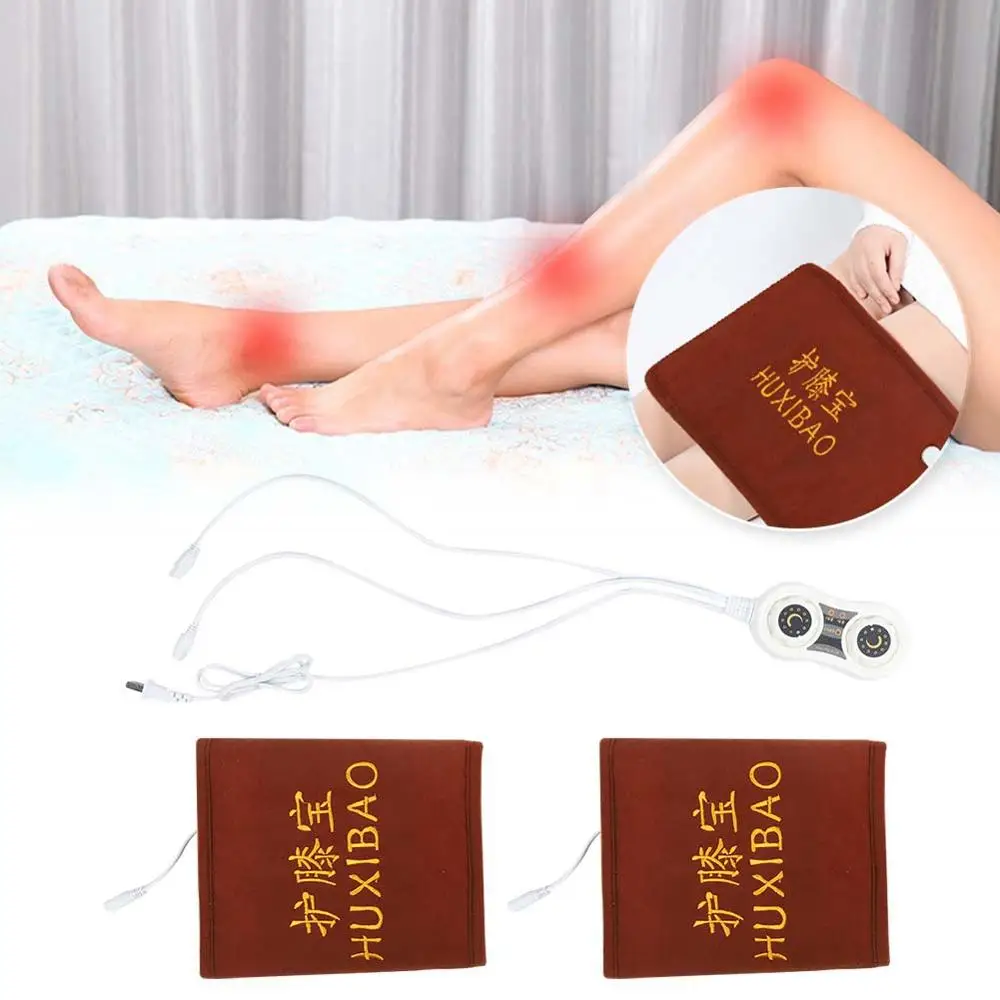 Унисекс Электрический наколенники травяной прижигания мокса облегчение боли