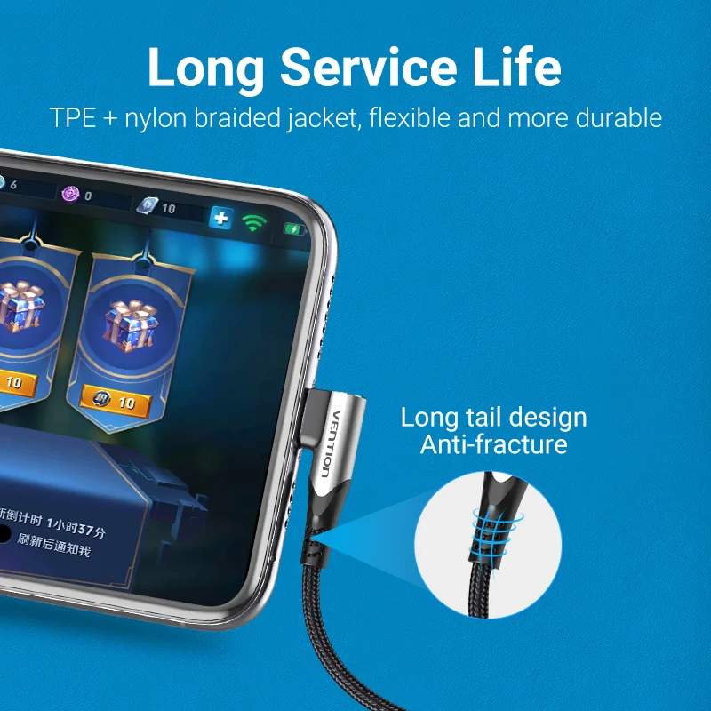USB Type-C кабель Vention 5A для Huawei Mate 30 P40 P30 быстрая зарядка 40 Вт 3 0 SCP зарядное устройство