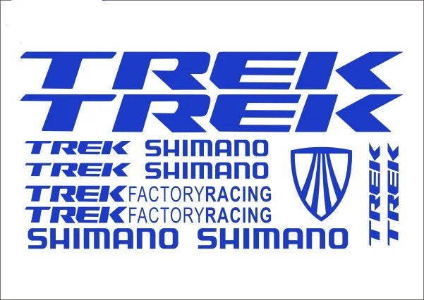 

32cm*24cm KIT for TREK ADESIVI BICI STICKERS BIKE MTB BDC BICICLETTA PRESPAZIATI Car Bicycle Motorcycle Accessories
