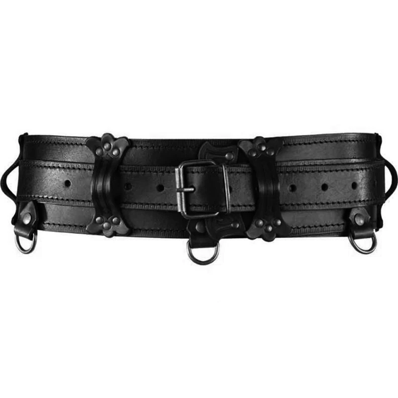 

Medieval Cosplay Costumes Halloween Vintage Belt Anime Accessories Unisex Pu Leather Solid Color Brown Black Renaissance 2021