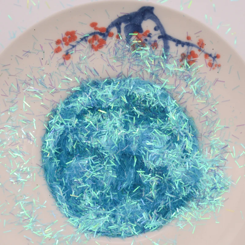 50 г ультратонкие полоски формы мягкие Блестки для заполнения заполнение DIY