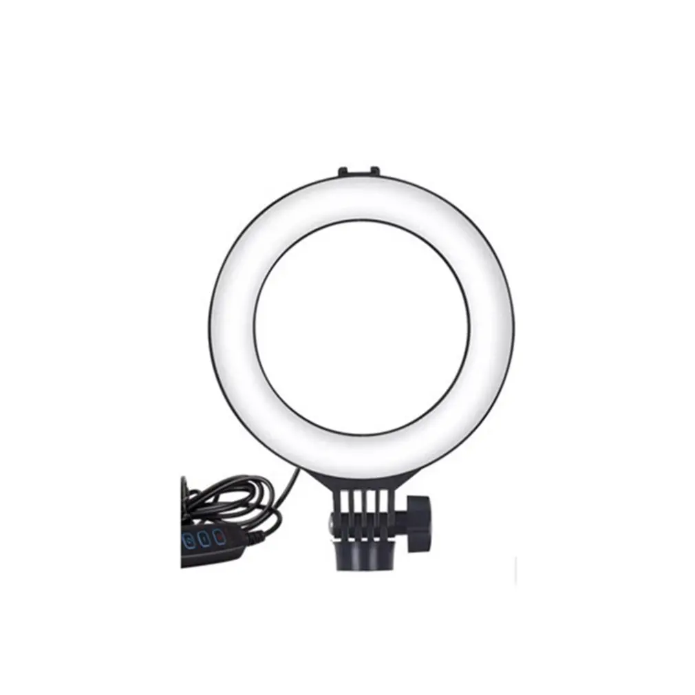

Photography LED Selfie Ring Light 6/8/10inch Dimmable Camera Phone 26CM Ring Lamp With Stand Tripod For Makeup Video Live Studio
