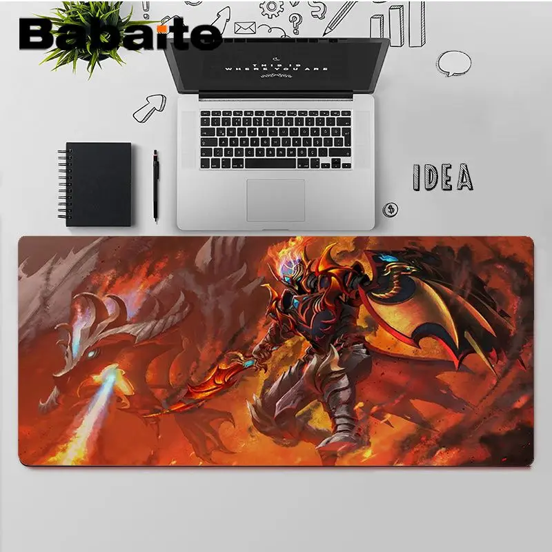 

Babaite Top Quality Dota 2 Dragon Knight Customized laptop Gaming mouse pad Free Shipping Large Mouse Pad Keyboards Mat