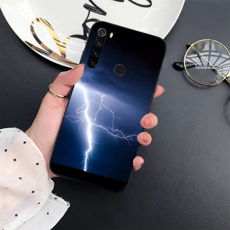 

Storm lightning cool mood weather Phone Case For Xiaomi Redmi 7 8 9t a3Pro 9se k20 mi8 max3 lite 9 note 9s 10 pro