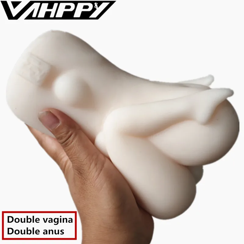 Секс-игрушки для мужчин Двойная силиконовая вагина и искусственная Мужская