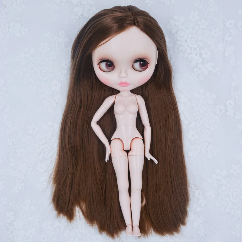 YM18 Neo Blyth кукла NBL Заказная блестящее лицо, 1/6 BJD шарнирная кукла Ob24 кукла Blyth для девочки, игрушки для детей YM01 - Цвет: YM18