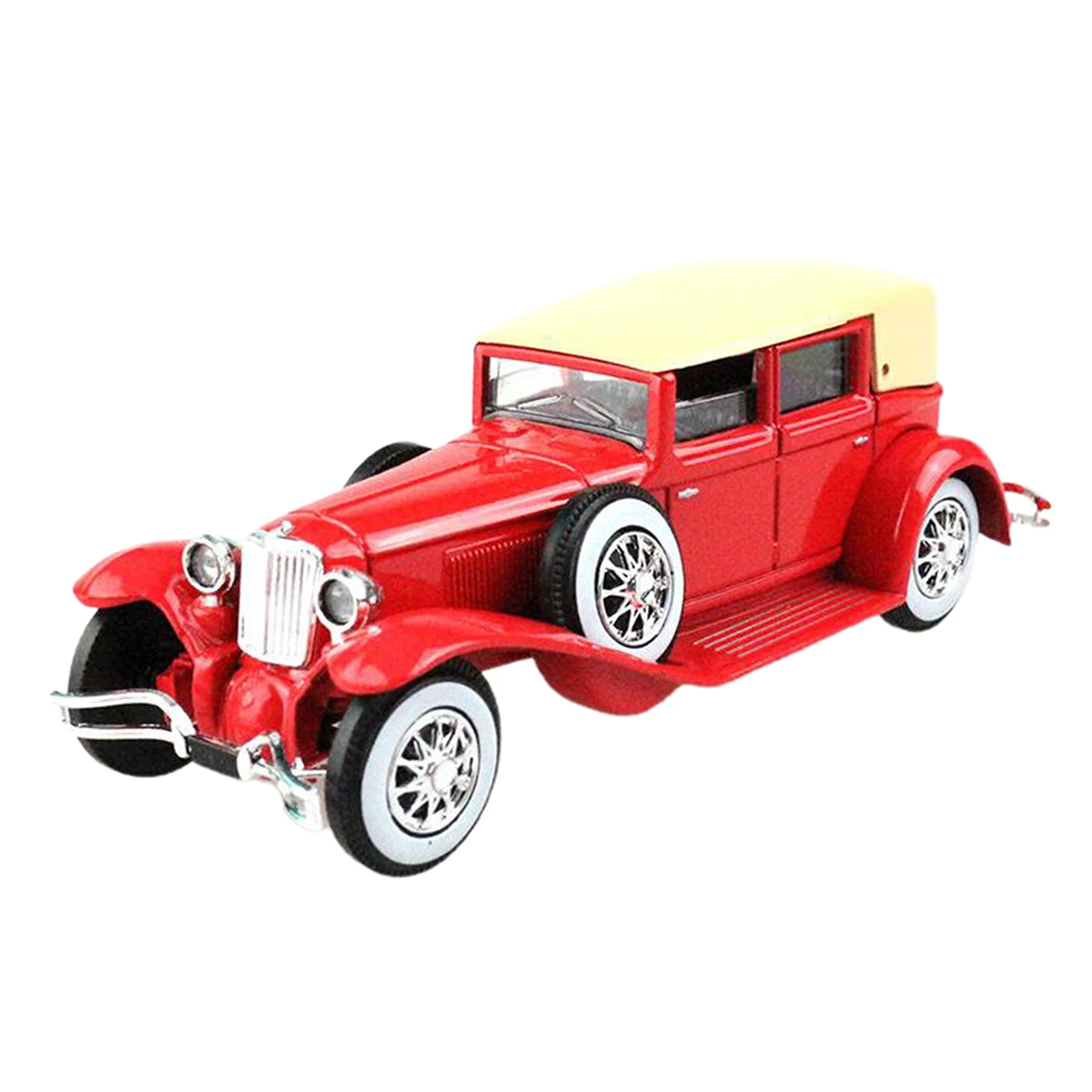 

Ручной работы 1/43th масштаб литой Винтаж модель автомобиля 1929 старый автомобиль модель домашний декор