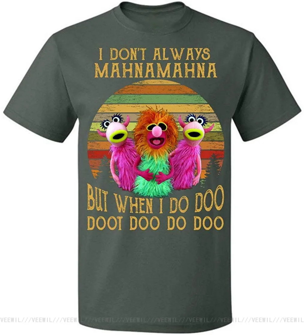 

Футболка I Don't Always Mahna для мужчин и женщин, винтажная ретро-футболка с мультипликационным принтом, до 5XL, быстрая доставка