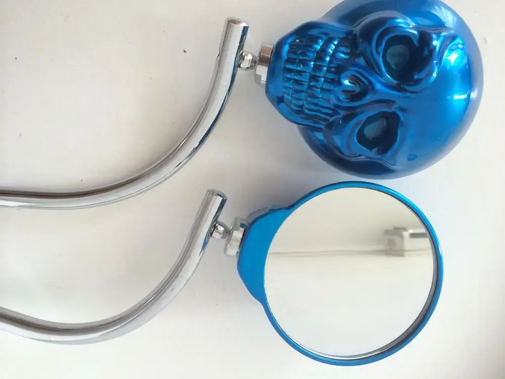 Бесплатная доставка запчасти для мотоцикла 8 мм хромированные боковые зеркала с