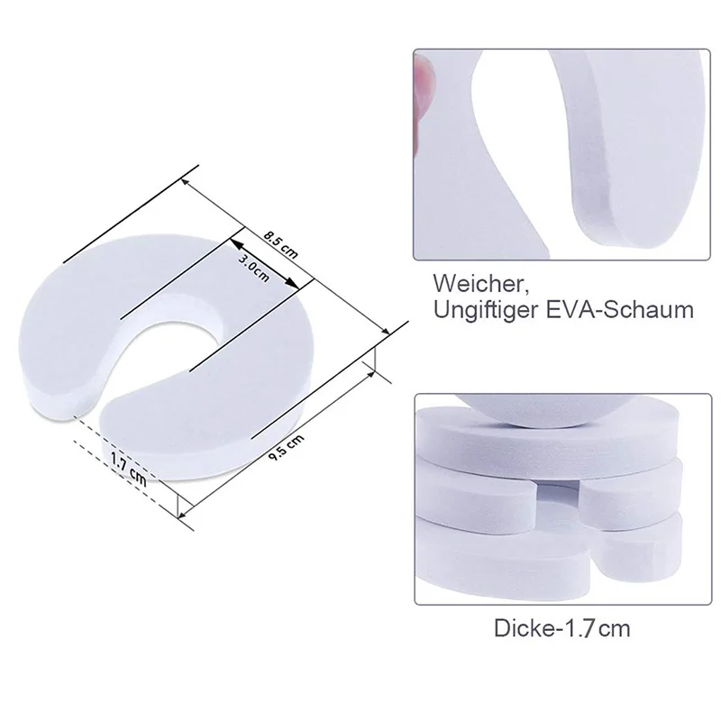 Новый Прочный Поролоновый Ограничитель для двери EVA защитный держатель пальцев
