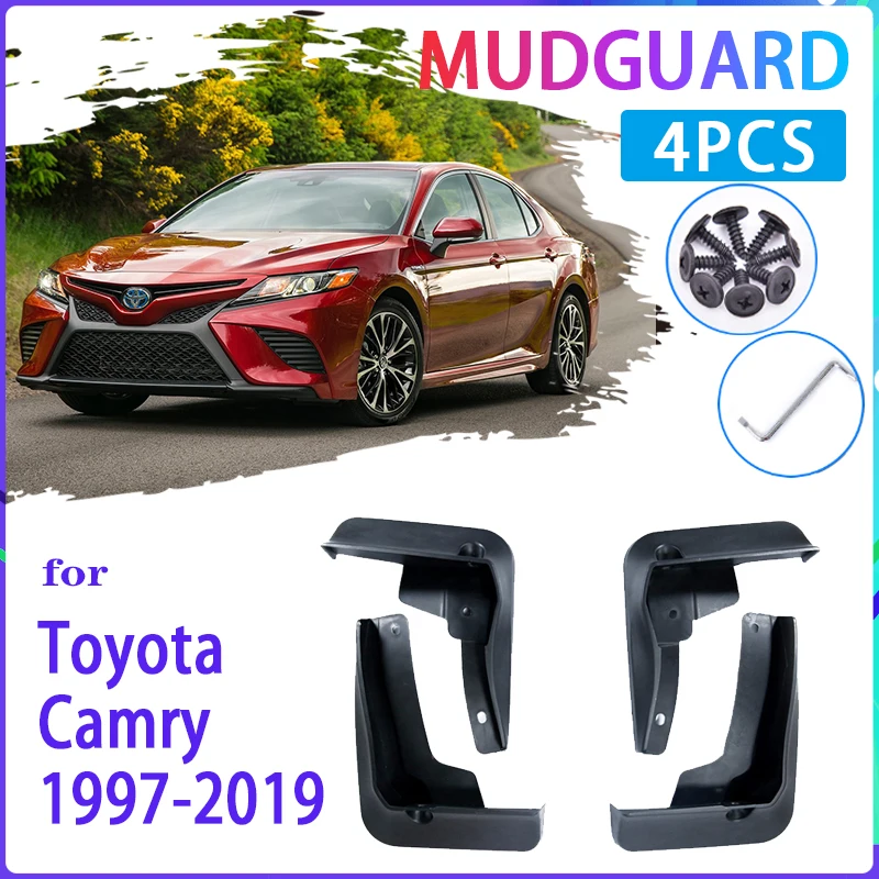 

4 PCS Car Mud Flaps for Toyota Camry XV20 XV30 XV40 XV50 XV70 1997~2019 Mudguard Splash Guards Fender Mudflaps Auto Accessories