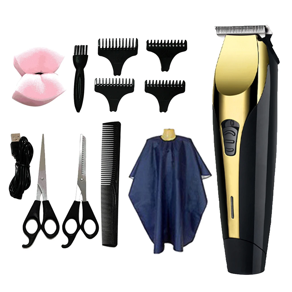 

ZL-918 Household Mens USB Electric Hair Clippers Cutter Set for Barbers Kids
