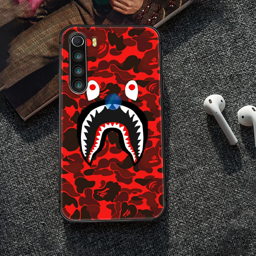 

Camouflage Pattern Camo bape Phone Case Cover Hull For XIAOMI Redmi 7 7a 8 8a 9 10X NOTE 6 7 7s 8 8t 9 9s Pro Max black Funda 3D