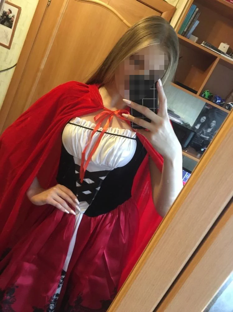 Новый роскошный мягкий чехол с маленькой красной накидкой капюшоном платье