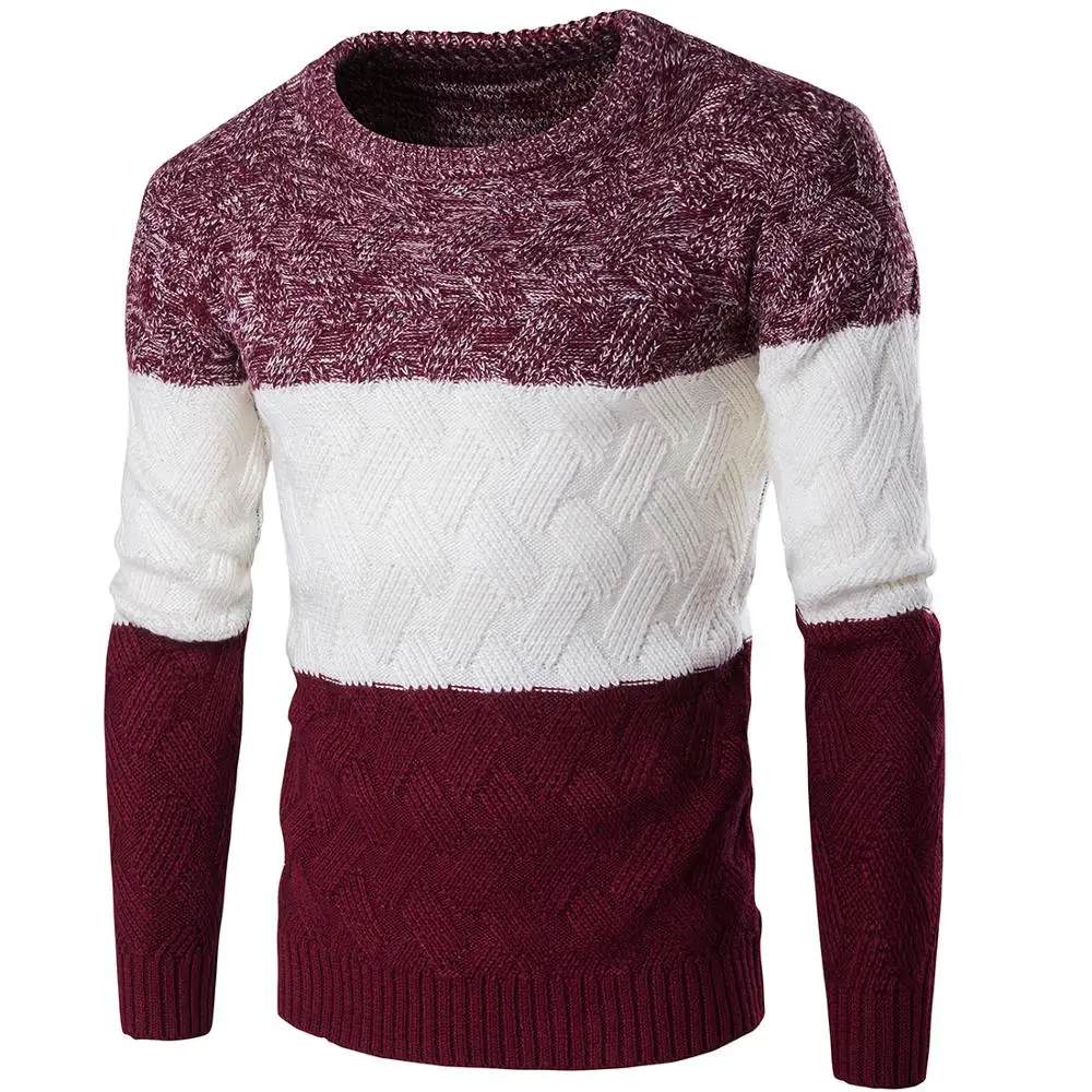 

2020 New Sweater Men'S Casual Color Casual Male Sweater Clothing