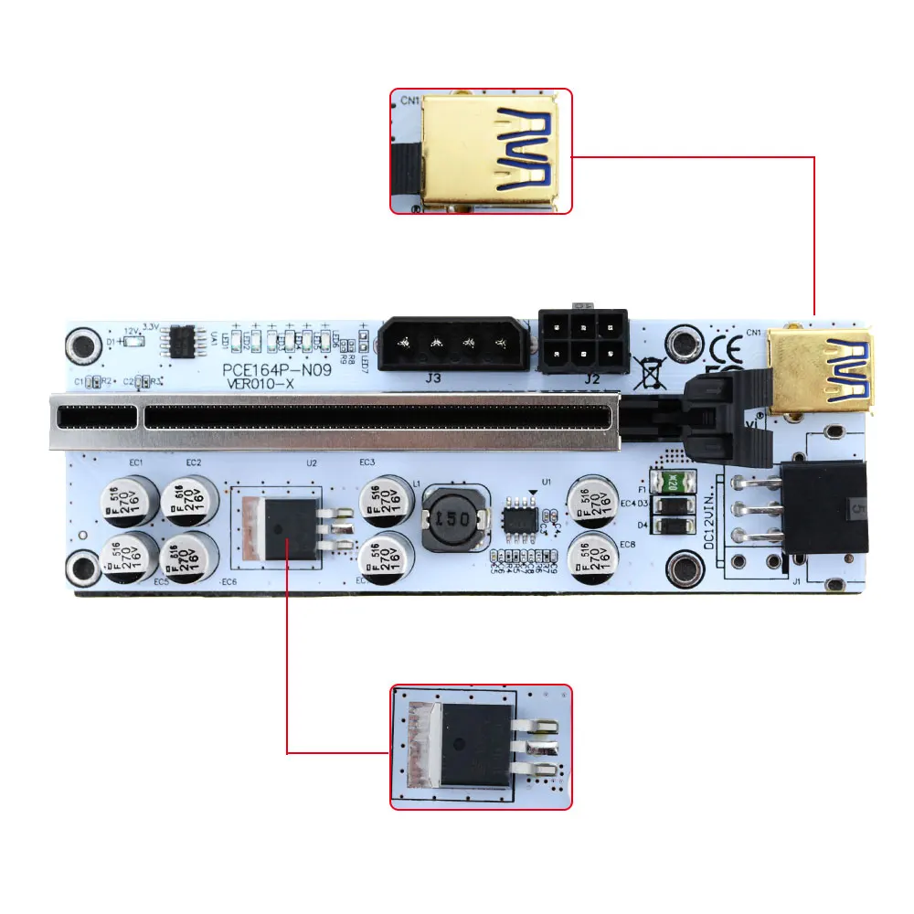 Флешка USB 3 0 для майнинга 60 см 1X до 16X | Компьютеры и офис