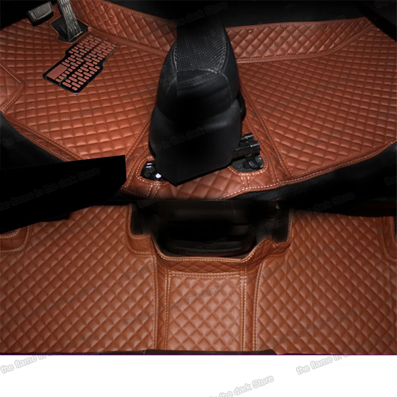leather car floor mats for kia sorento XM 2009 2010 2011 2012 2013 cover interior accessories carpet 5 7 seats styling | Автомобили и
