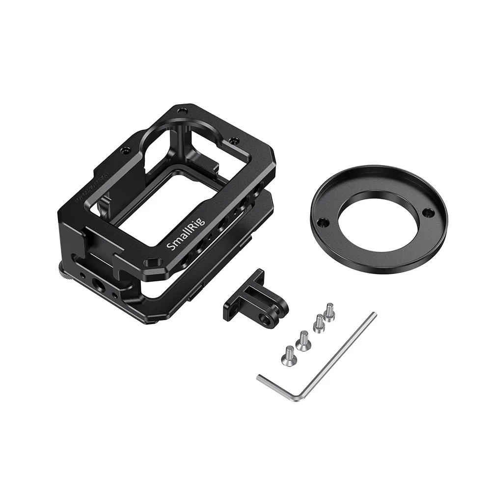 Клетка SmallRig для экшн камеры DJI Osmo с двумя креплениями холодного башмака