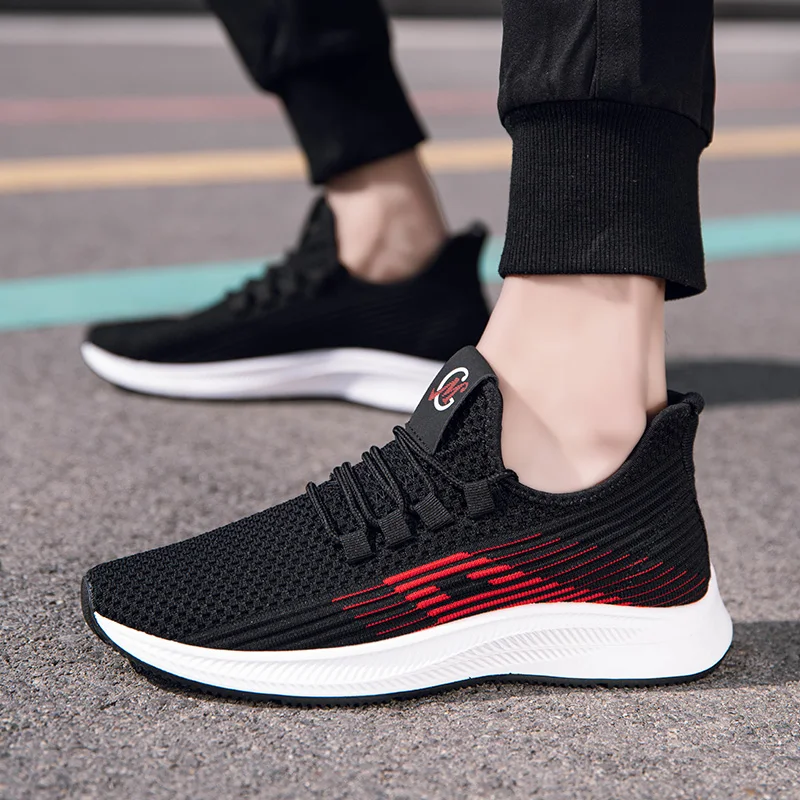 

Кроссовки мужские сетчатые, легкие дышащие, удобная повседневная обувь, лето