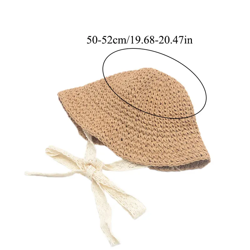 Новые милые дети девочки соломенная шляпа Рыбацкая солнце большие поля Пляж Лето