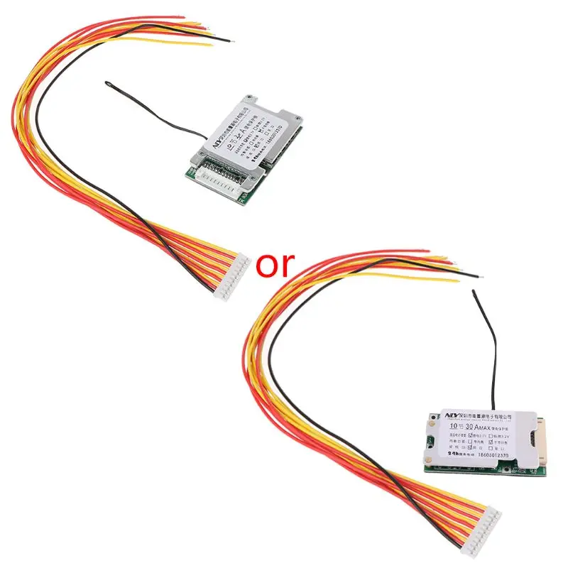 Плата защиты литий-ионных элементов 10S 36 В 30 А защита 18650 плата BMS PCB с