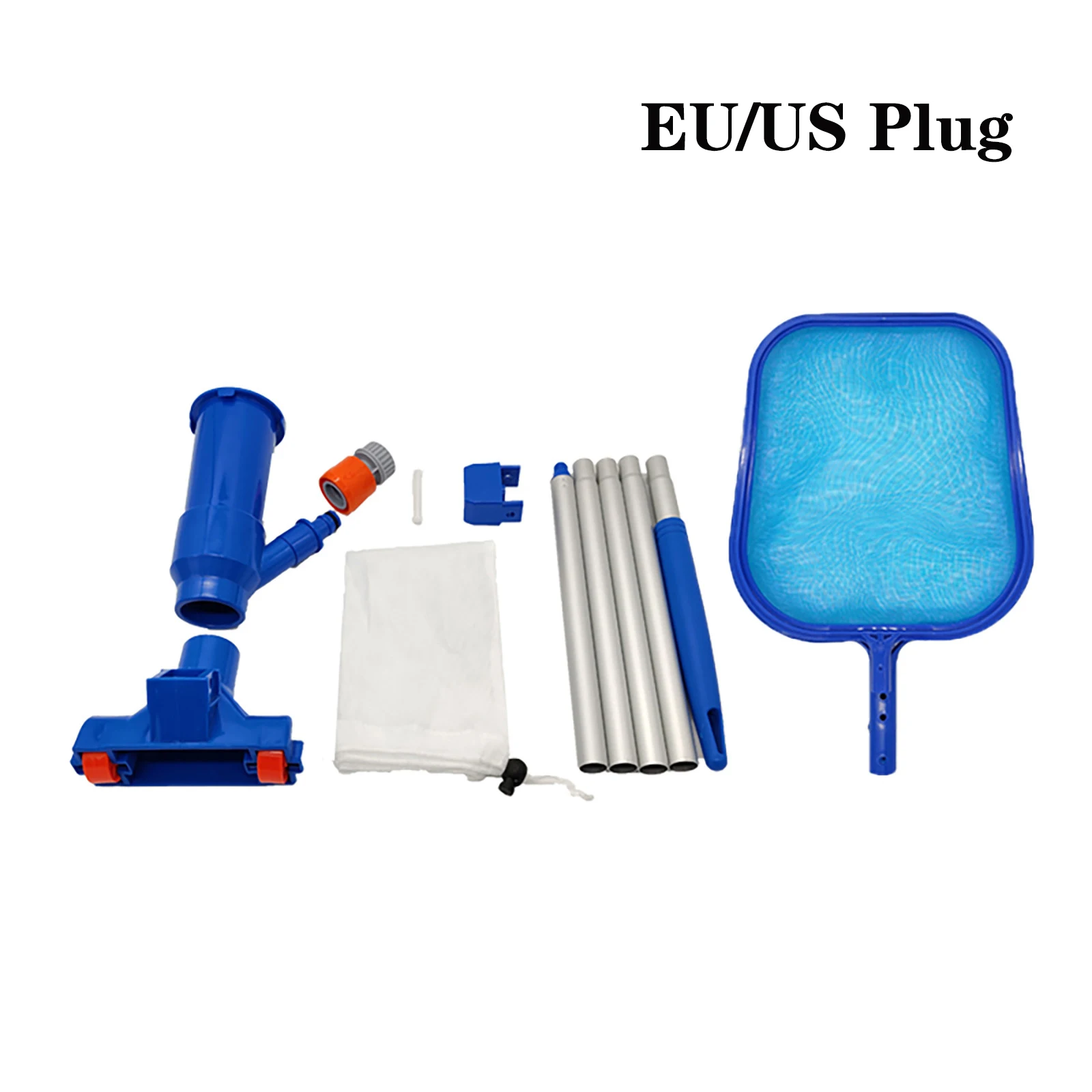 

Портативный набор для очистки бассейна, вакуумный очиститель воды, с всасывающей головкой, аксессуары для бассейна