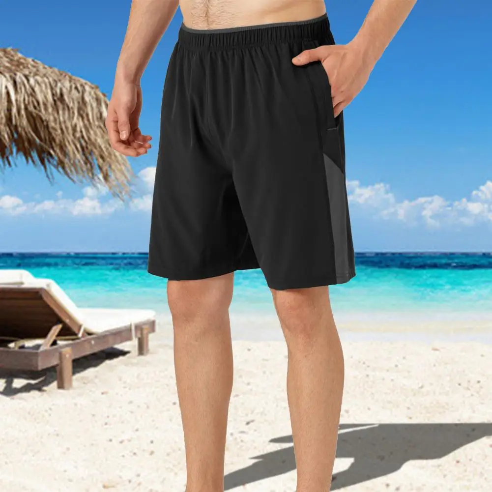 

Shorts Fifth Quick Dry Loose Contrast Color Pockets Shorts for Sports