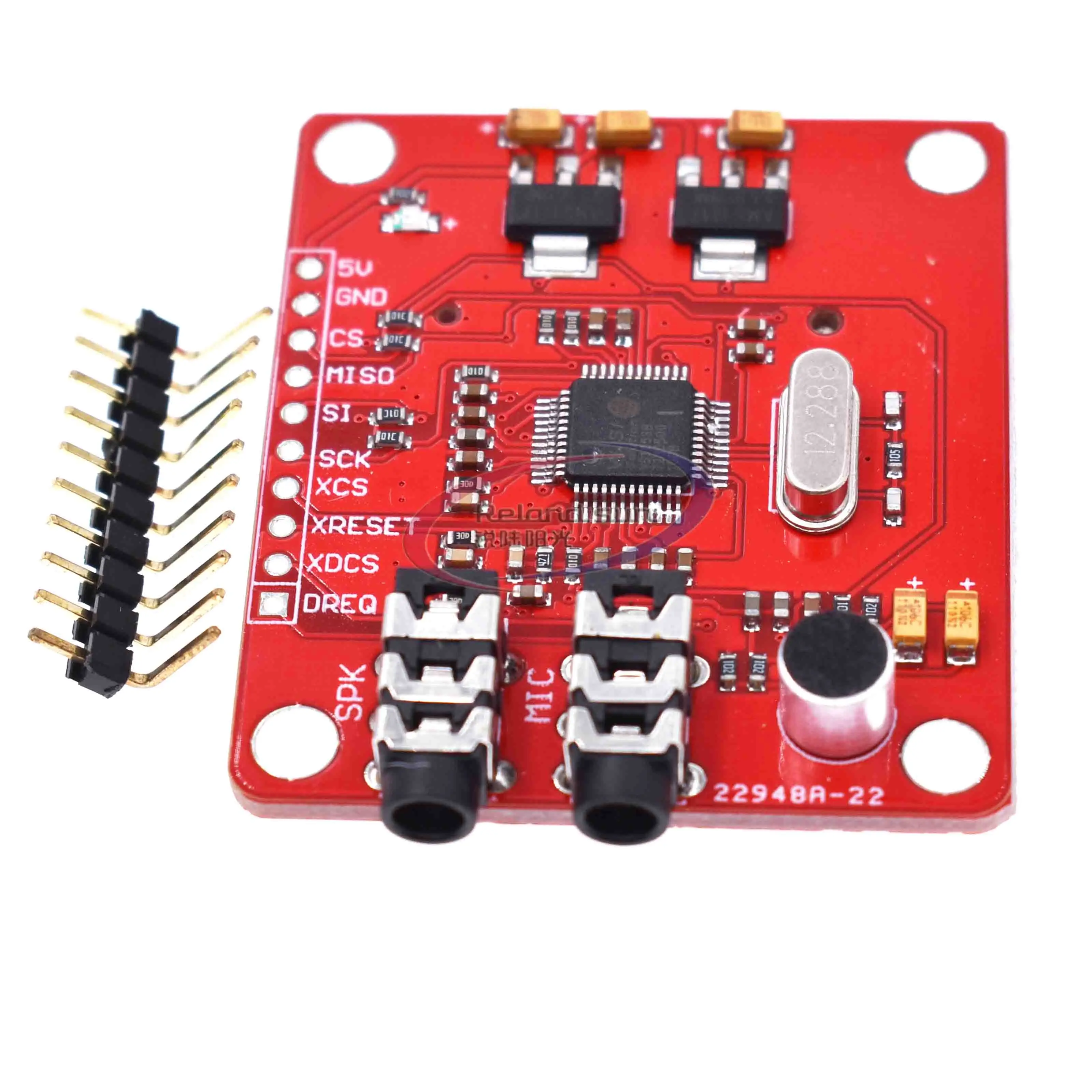 VS1053 VS1053B модуль MP3 для Arduino UNO коммутационная плата со слотом SD карты Ogg Запись в