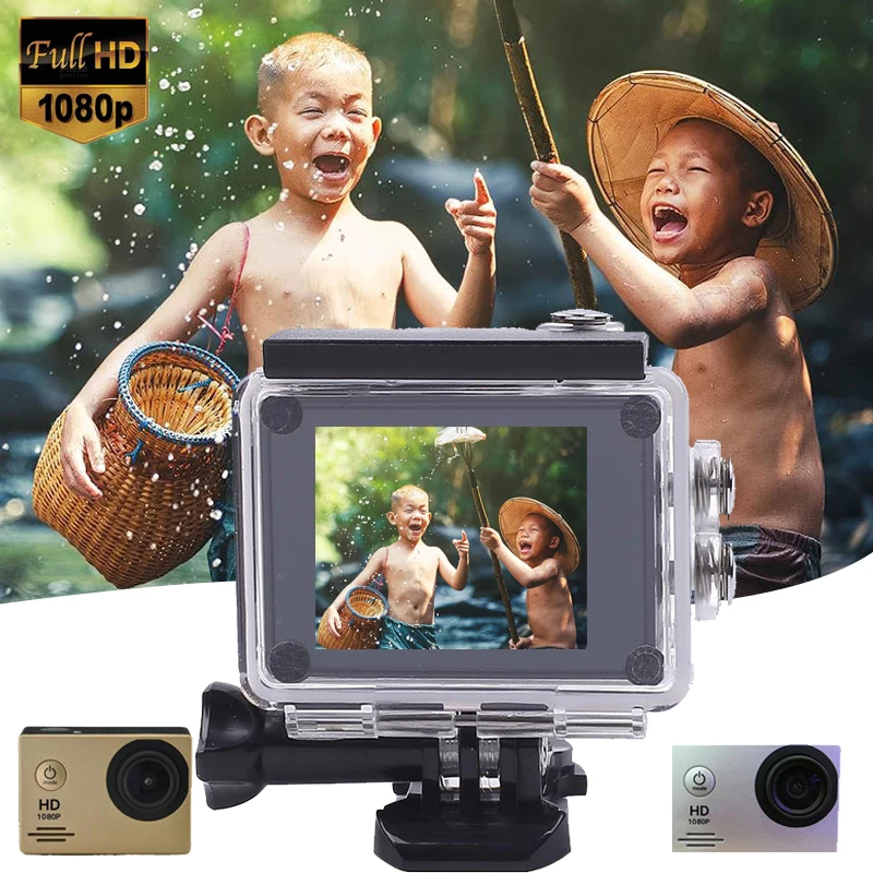 2 дюйма ЖК дисплей Дисплей экшн Камера возможностью погружения на глубину до 30 м