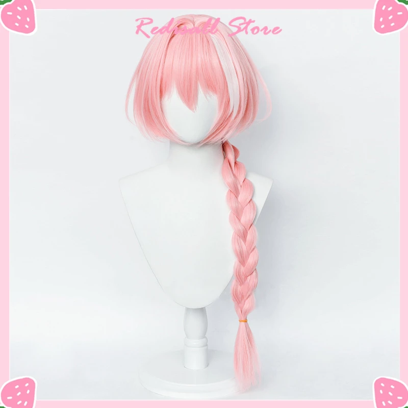 FGO парик аниме Astolfo Fate Grand Order Cosplay длинные косы розовые термостойкие взрослые