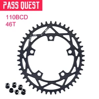 pass quest 110 5 bcd 110bcd oval road bike 42t 52t narrow wide chainring bike chainwheel for 3550 apex