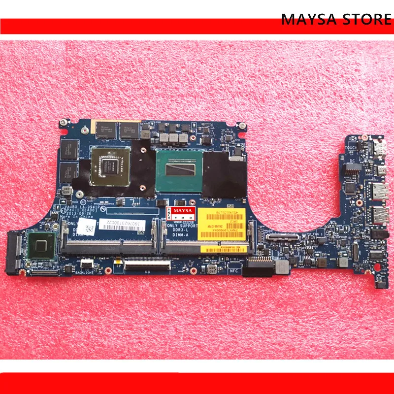 Абсолютно Новый CN-0YPDX6 YPDX6 для DELL Precision M3800 Материнская плата ноутбука VAUB0 LA-9941P I7-4702HQ