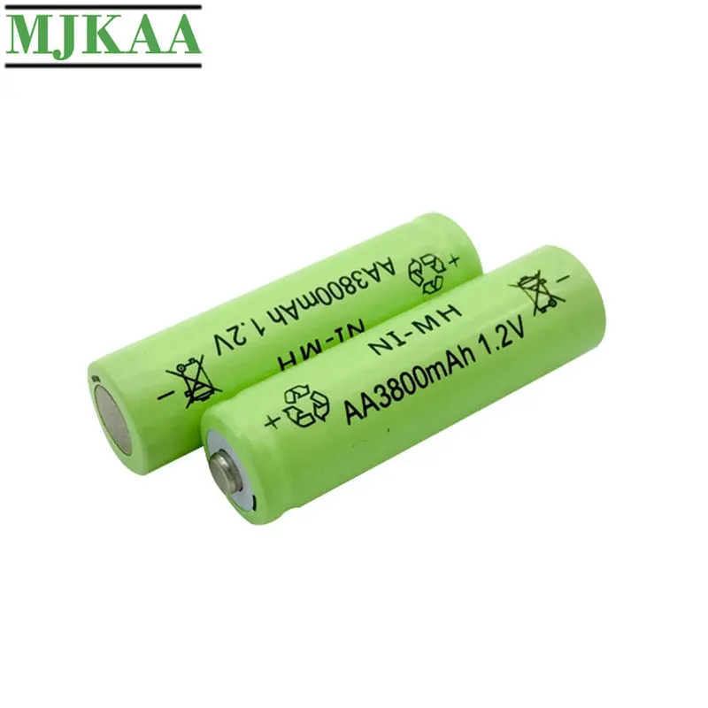 MJKAA 20 шт AA 3800mAh + AAA 1800mAh 1 2 V Ni MH Аккумуляторная батарея для дистанционного