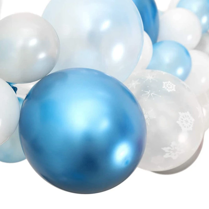 132 шт. Снежинка воздушные шары гирлянда арочный комплект для дня рождения/Baby Shower