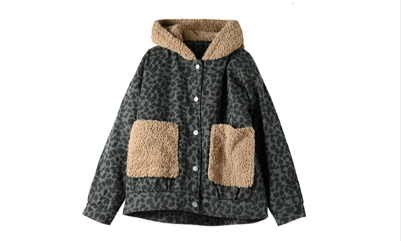 Max LuLu, корейская мода, зимние джинсовые куртки, женская одежда в стиле панк, женские леопардовые стеганые пальто с капюшоном, утепленные меховые парки