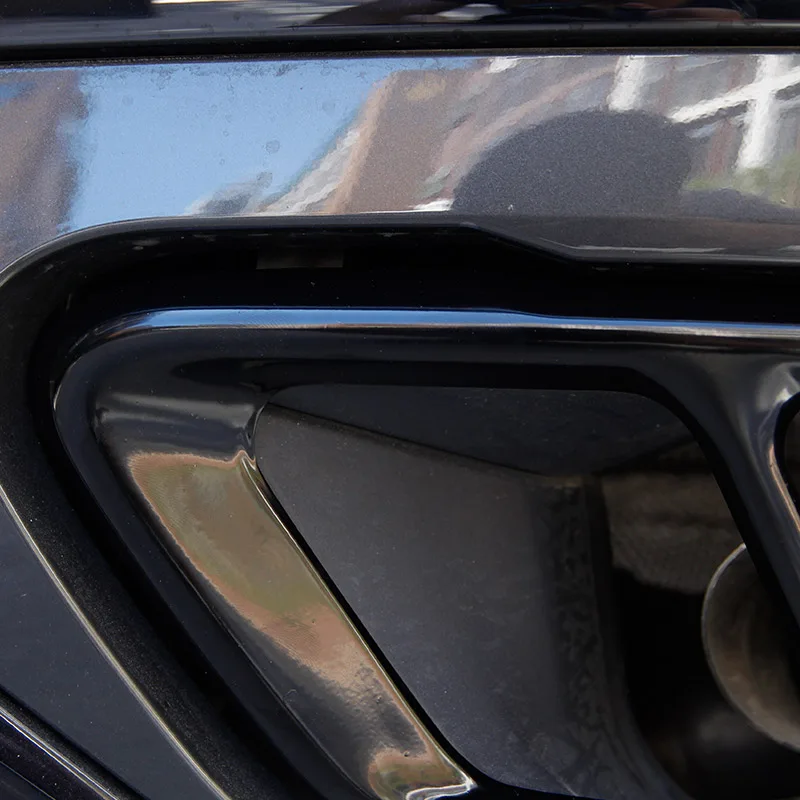 Для BMW X5 X7 G05 G07 2019 2021 нержавеющая сталь Серебристые/черные автомобильные задние