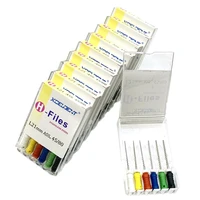 10boxes endodontic root canal h files hand use dental h file 21mm 15 40 hand use files dentist tools