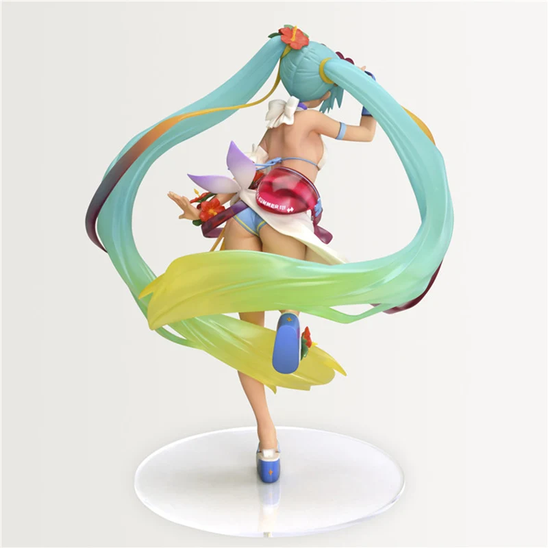 

2020 Original Action Figure SEGA Miku Tropical Summer Ver. Figure PVC Model Doll Toys Figurals