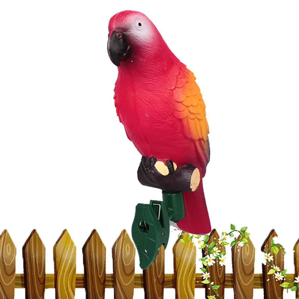 Солнечный светильник на открытом воздухе светодиодный лампа попугай