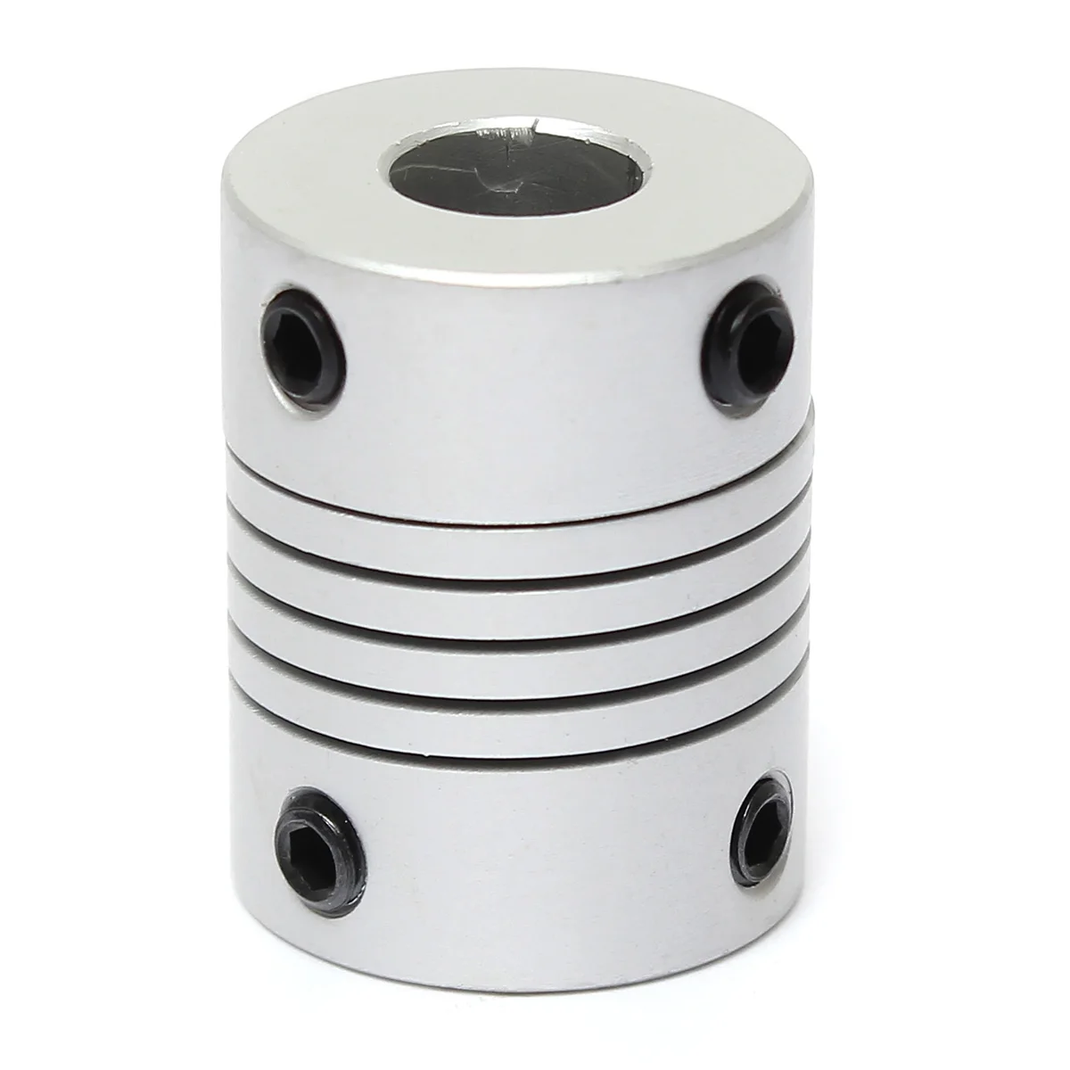 

8mm x 10mm Aluminum Flexible Shaft Coupling OD19mm x L25mm CNC Stepper Motor Coupler Connector