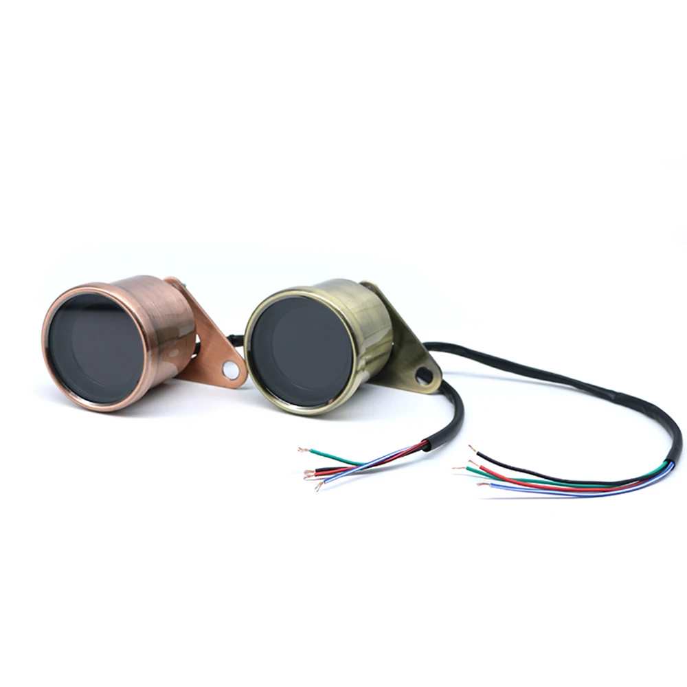 

Motorcycle Speedometer Retro LCD Odometer Cafe Racer Tachometer indicator Scooter ATV Meter Universal Motorcycle Digital 12V