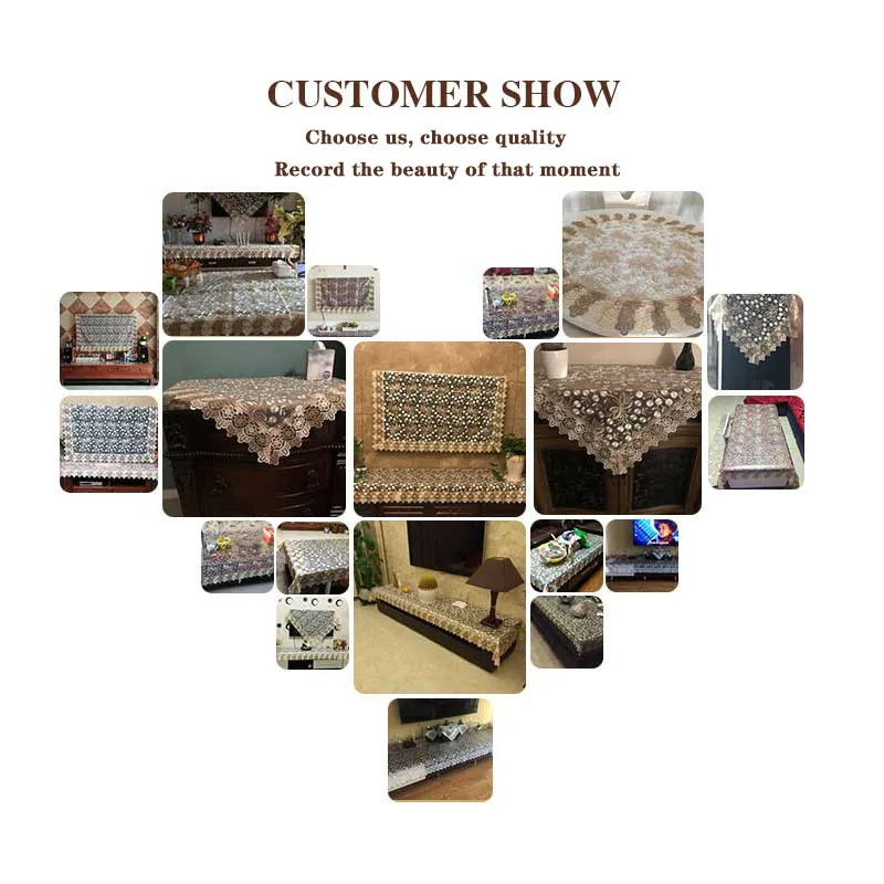 Прикроватный стол обеденный ткань пасторальная кружевная пряжа Европейский