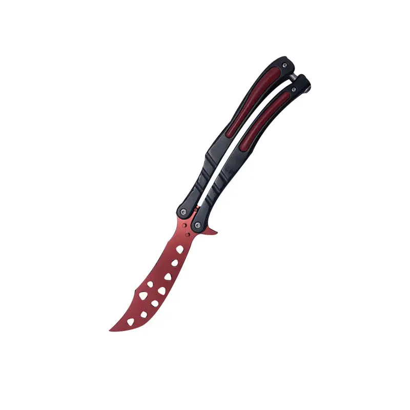 Нож-бабочка, karambit, складной нож, тренировочный нож, лезвие, подарок, balisong, Counter Strike, игровой нож, не заточенный, металлический