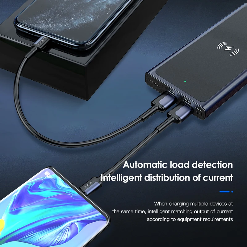 

KUULAA Power Bank 10000mAh Wireless charger portable charger wireless charging poverbank For iPhone 12 11 pro max Samsung Xiaomi