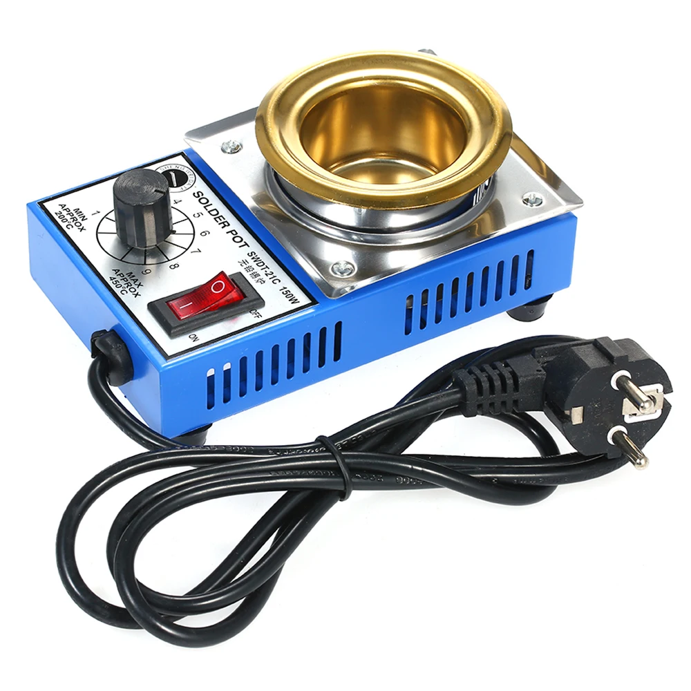 

Soldering Pot 3000W 220V Mini Lead Soldering iron Coating Solder Pot Temperature Adjustable Solder Bath Welding Machine