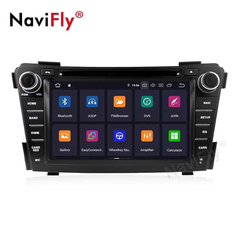NaviFly Android 9,0 Восьмиядерный PX5 для автомобиля DVD радио плеер HYUNDAI I40 2012- Автомобильный gps навигация Мультимедиа Поддержка Wi-Fi