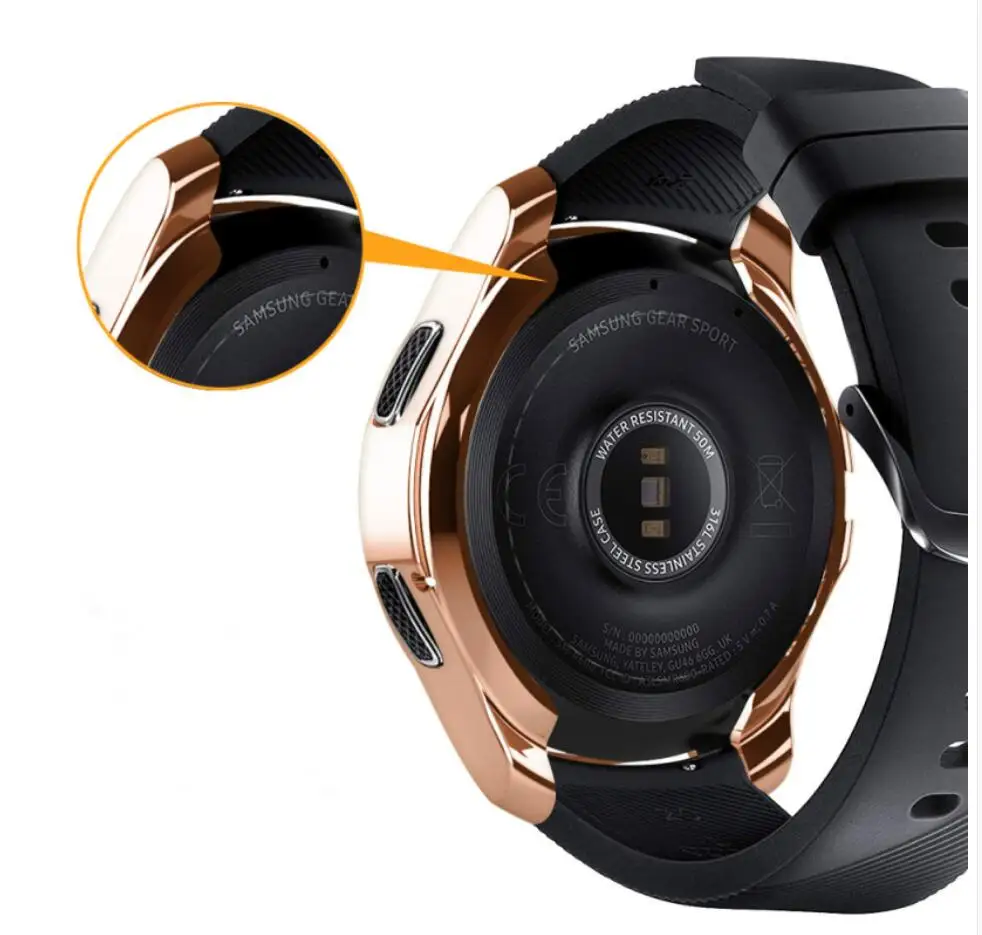 Мягкий защитный из ТПУ чехол Frontier galaxy watch 46 мм 42 мм защитный чехол-бампер для samsung gear S3